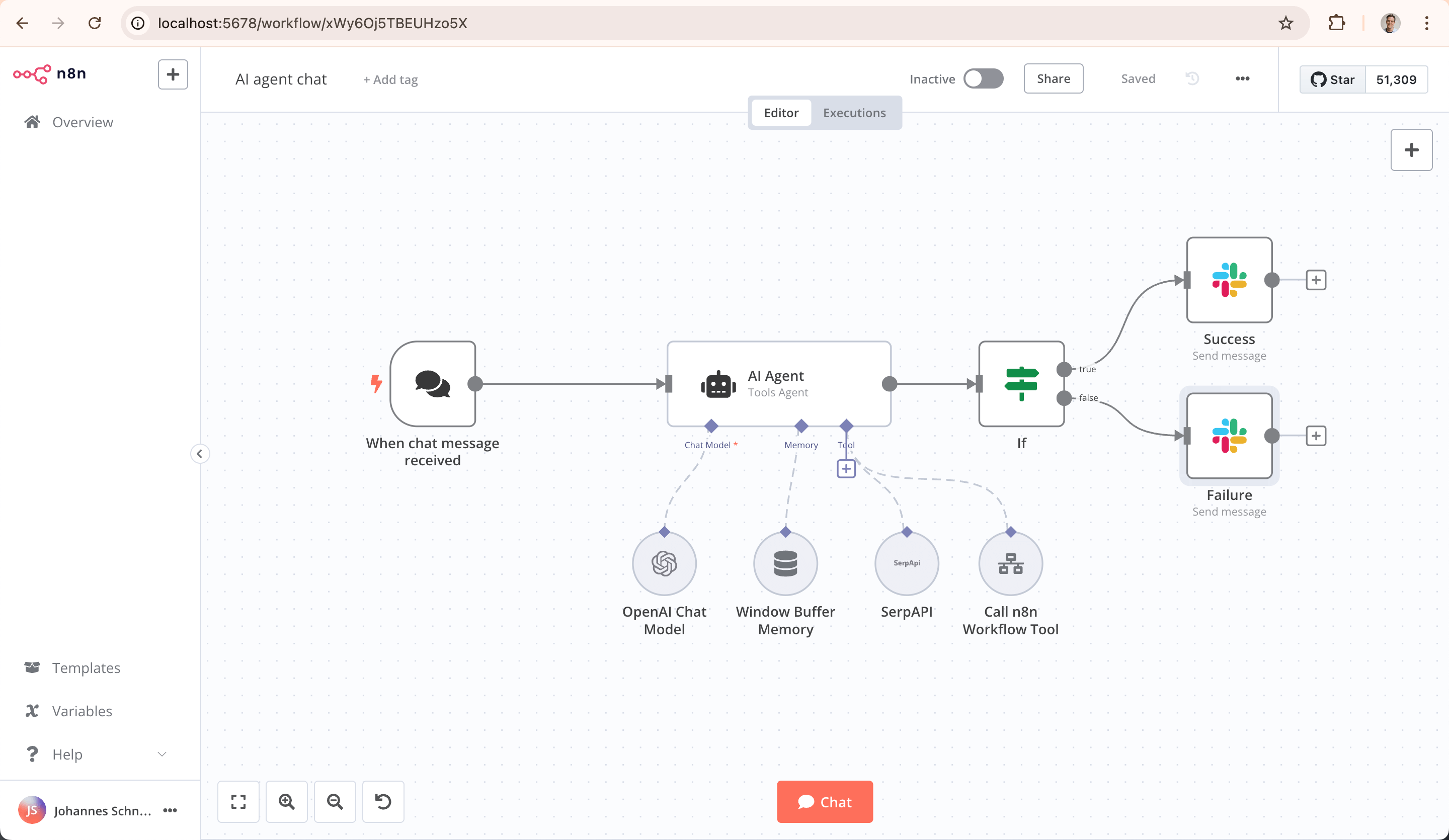 n8n — Workflow-Editor